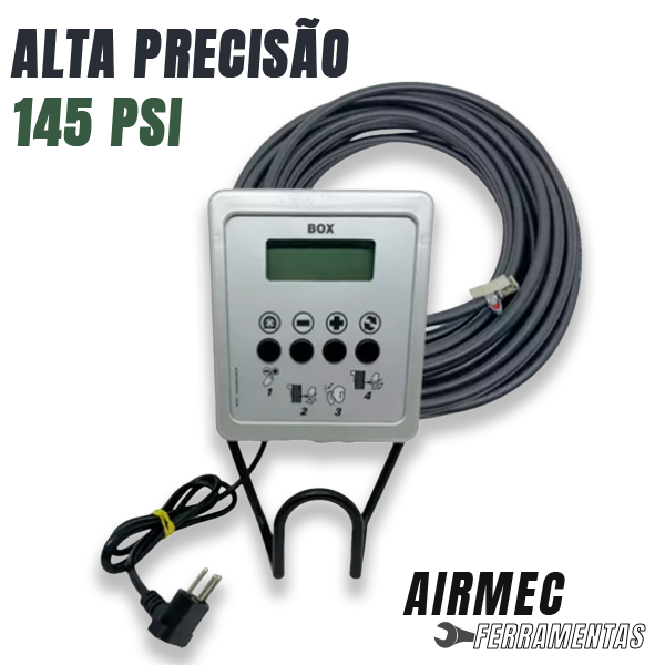 Calibrador de pneus eletrônico blindado resistente a chuva stokair